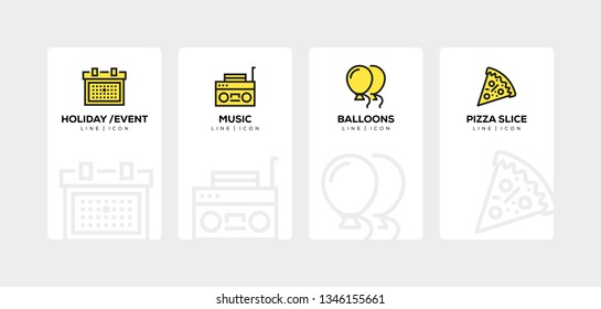 PARTY LINE ICON SET