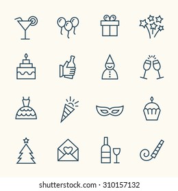 Party line icons