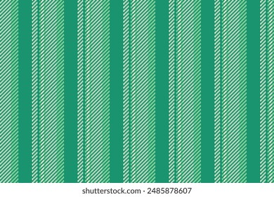 Party lines background vertical, close up vector fabric stripe. Golf textile pattern texture seamless in teal and light colors palette.