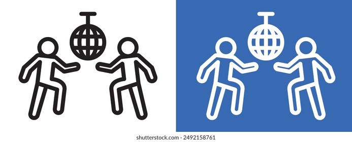 Party logo sign set vector outline