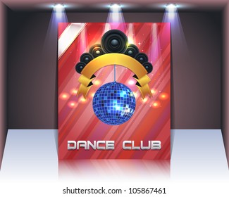 Party Magazine Flyer Vector Template