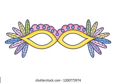 Party mask cartoon