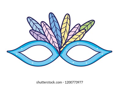 Party mask cartoon