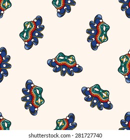party mask , cartoon seamless pattern background