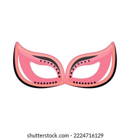 party mask decoration icon isolated