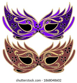 Party mask in design vector