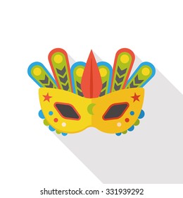 party mask flat icon