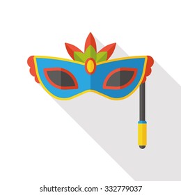 party mask flat icon
