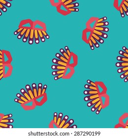party mask flat icon,eps10 seamless pattern background