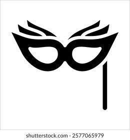 Party Mask Icon Element For Design