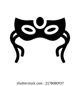 Party Mask Icon Vector Symbol Design Illustration