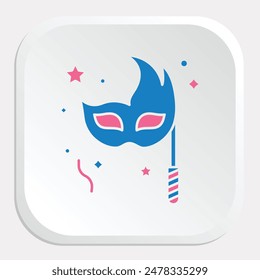 Party Mask Icons: Add Festive Spirit with Dynamic Graphics