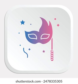 Party Mask Icons: Add Festive Spirit with Dynamic Graphics