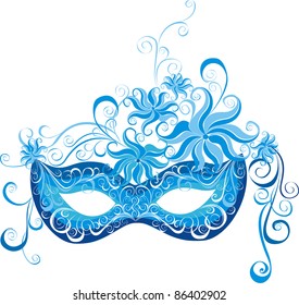 party mask for a masquerade. Vector