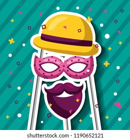 party mask night