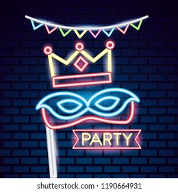 party mask night