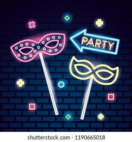 party mask night