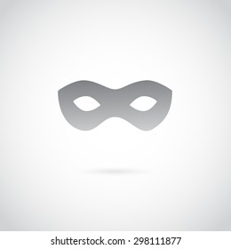 Party mask - VECTOR icon isolated on white background.