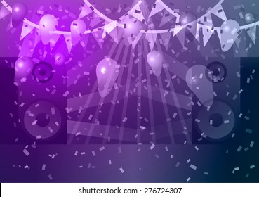 Party with music.