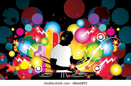 party music vector