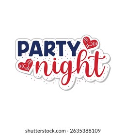 Party Night Celebration 4th of July Design
