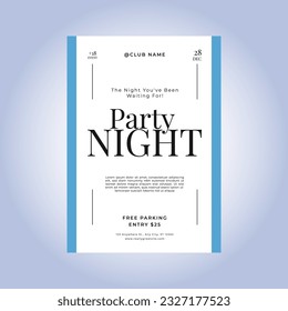 Vorlagendesign für Nachtflüge