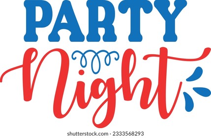  Party Night Vector T-shirt Design