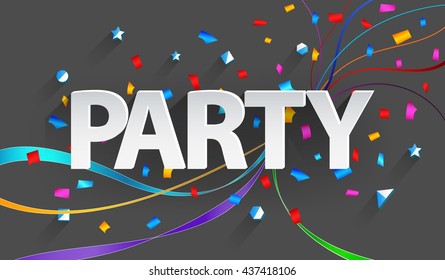 Party paper background