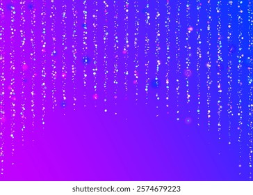 Party Paper. Unicorn Burst. Modern Ribbon. Hologram Tinsel. Happy Pattern. Cristal Poster. Blue Laser Background. 3d Colourful Backdrop. Purple Party Paper