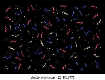 Party Pattern Confetti Pattern Vector