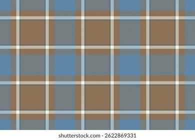 Patrón de fiesta de tela a cuadros, textura victoriana sin costuras. Fondo textil de Vector tartán fresco en la paleta de colores naranja y cian.