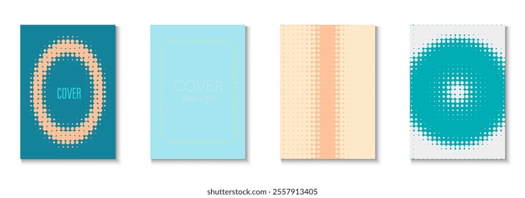 Party Pattern Set. Modern Shapes In Tech Layout. Flat Invitation With Geometric Frame. Music Flyer. Minimalist Abstract Background. Geometric Dot Poster. Trendy Party Pattern