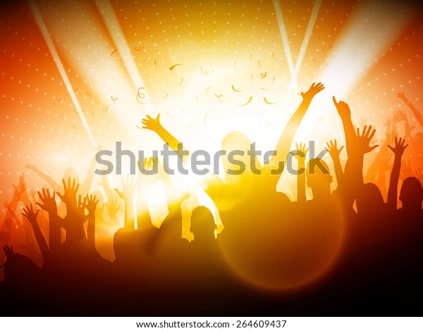 Party People Club Vector Background Eps10 Stock Vector (Royalty Free ...