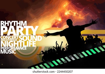 Party People Dancing - vector illustration