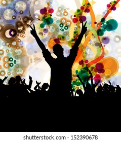 Party people. Vector
