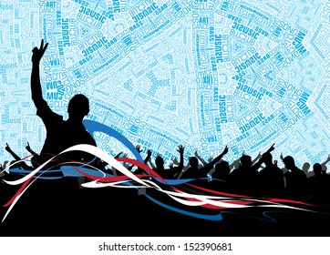 Party people. Vector