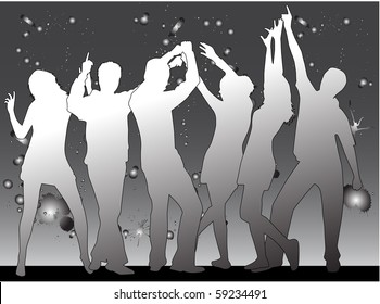 party people vector