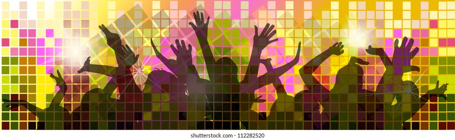 Party People Vector Background