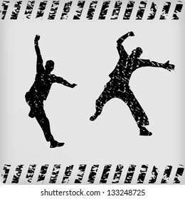 Party people vector background