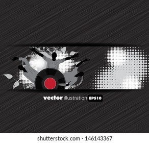 Party People Vector Background