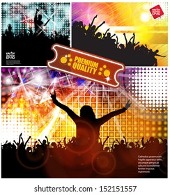 Party people vector background