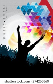 Party people vector background