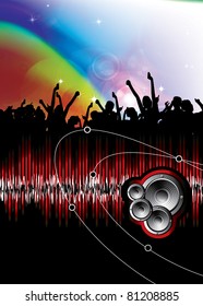 Party People Vector Background