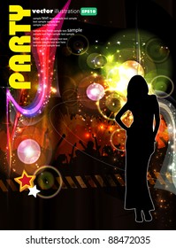 Party People Vektorhintergrund