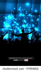 Party People Vector Background