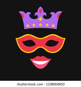 Party photo booth props vector