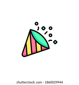 Party Pop - Color Icon Design