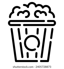 Party Popcorn icon for uiux, web, app, infographic, etc