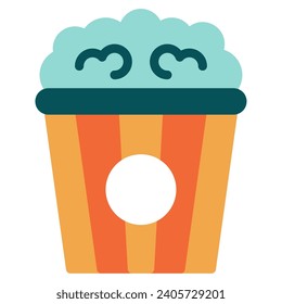 Party Popcorn icon for uiux, web, app, infographic, etc