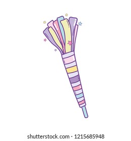 Party popper cartoon